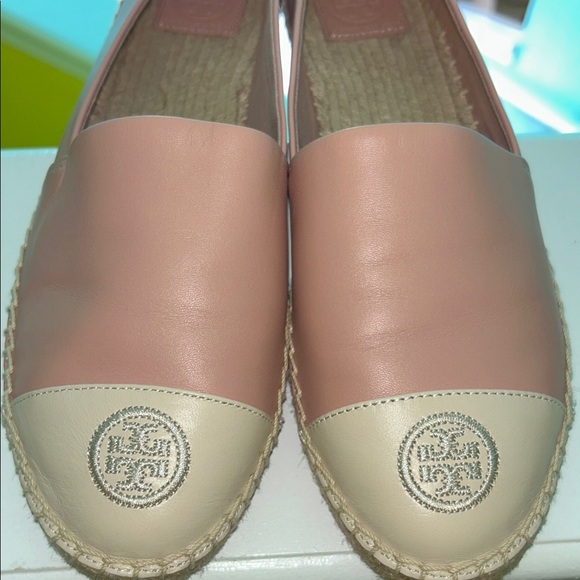 Tory Burch Pink and Cream Espadrilles - Picture 4 of 4